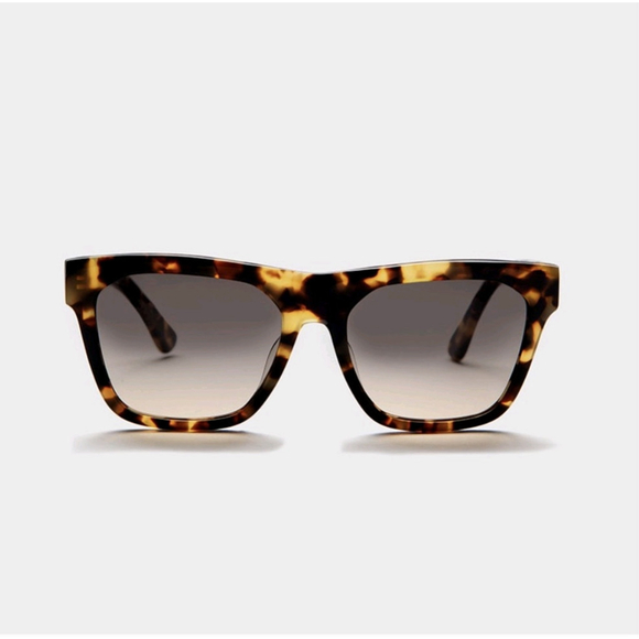 Yunizon Carezz Narrow Sunglasses & Case Vintage Style Glasses Tortoise shell - Picture 6 of 6